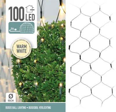 Produktbild von Buchsbaum Beleuchtung Ø 90cm - Lichternetz 100 LED