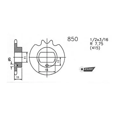 Image de Ritzel 20-0850-11 11Z 415
