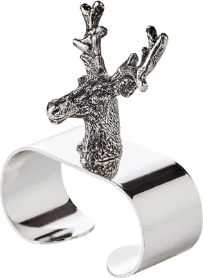 Produktbild von Chice Serviettenringe - Versilbert - Set von 2 - Tischaccessoire