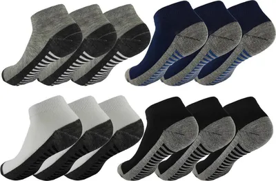 Produktbild von 12 Paar Kinder Sneaker Jungen & Mädchen Socken Baumwolle, 12 Paar, Mix3 23-26