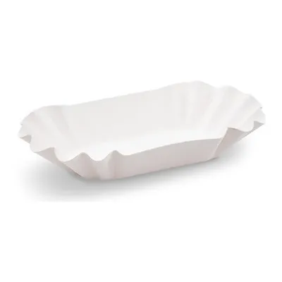 Produktbild von 250x BIONATURE Pappschalen aus Frischfaser 17,5 x 10,5 x 3 cm fettdicht