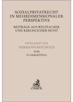Immagine prodotto di Sozialprivatrecht in mehrdimensionaler Perspektive - Beiträge aus weltlicher und kirchlicher Sicht
