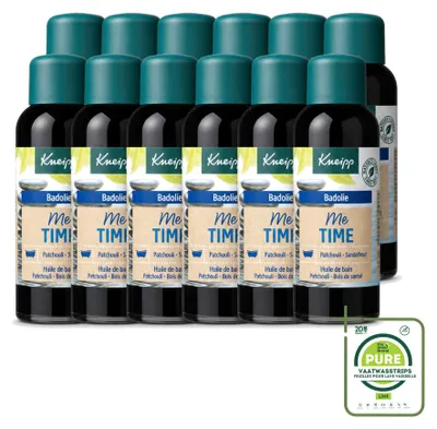 Obrázok produktu pre 12 kusov produktu Kneipp Badöl Me-Time – vôňa pačuli a santalového dreva – 100 ml – veľké balenie