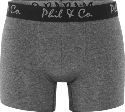 Produktbild von 2-Pack Retropants "Jersey" (Schwarz/Anthrazit) 2XL