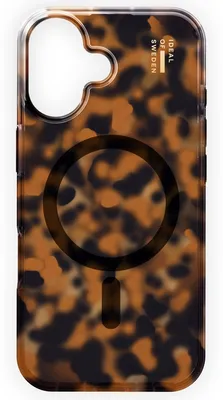 Productafbeelding van iDeal of Sweden Clear Case MagSafe voor de Apple iPhone 16 - Tortoise