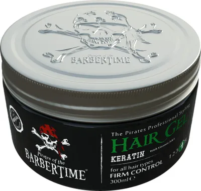 Obrázok produktu pre BARBERTIME Gél na vlasy Stylingový gél 300ml Keratín