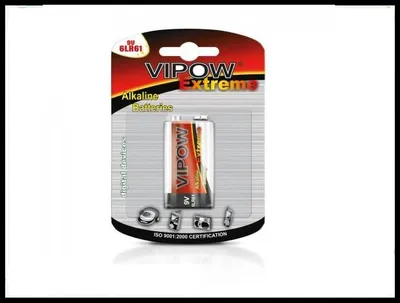Zdjęcie produktu dla Bat0092B Bateria Alkaliczna Vipow Extreme 9V 6Lr6