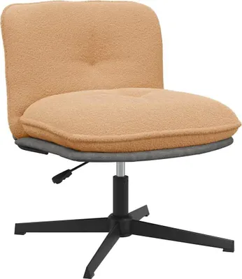 Produktbild von Bürodrehstuhl Beige Gelockter wollähnlicher Stoff