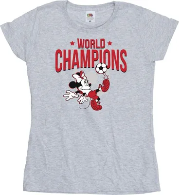 Produktbild von Disney - "World Champions" T-Shirt für Damen BI33489 (S) (Grau)