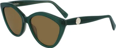 Produktbild von Longchamp 730s Damen-sonnenbrille Grün Dark Green/CAT3 Mann Grün Dark Green/CAT3