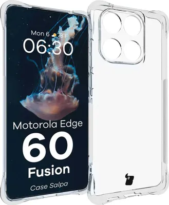 Produktbild von Flexible Handyhülle für Motorola Edge 60 / 60 Fusion, Bizon Case Salpa, Transparent
