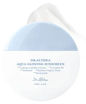 Zdjęcie produktu dla Dr.Althea Pro Lab - Aqua Glowing Sunscreen SPF50+ PA++++ - Nawilżający Krem Przeciwsłoneczny - 45ml