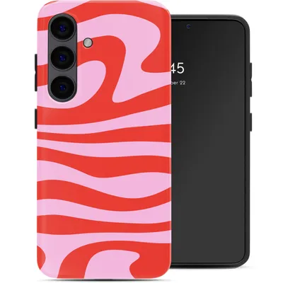 Image de Coque arrière Selencia Vivid avec MagSafe pour Samsung Galaxy S24 - Dream Swirl Pink