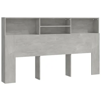 Obrázok produktu pre vidaXL Čelo postele s policami Betónová sivá 180x19x103,5 cm