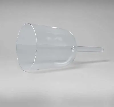 Image de Bol chantant en cristal, clair, avec anse/étui, tonalité D – 16,5 cm. À acheter en ligne