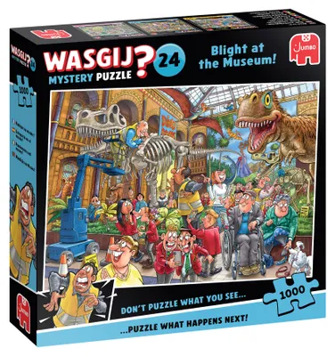 Produktbild von Wasgij Mystery 24 - Panik im Museum! (1000 Teile), 1000 Stück(e), Landschaft, 12 Jahr(e)