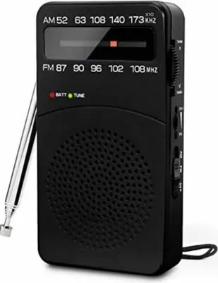 Produktbild von Batteriebetriebenes Transistorradio – Transistorradio – Ideal für Camping oder Gebiete ohne Strom