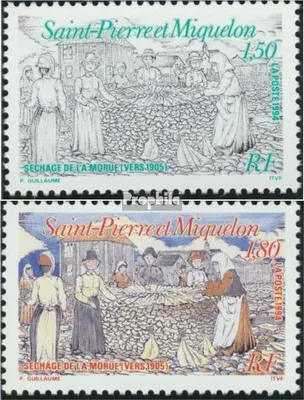 Produktbild von Briefmarken St. Pierre und Miquelon 1994 Mi 673-674 (kompl.Ausg.) postfrisch Fischverarbeitung