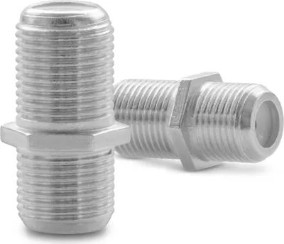 Produktbild von F-Verbinder Sat Kupplung 2x High End Adapter Buchse Antennen Kabel Koaxialkabel