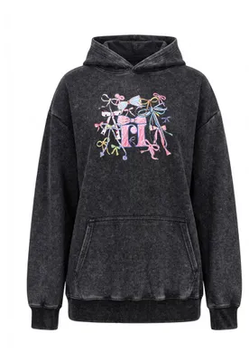 Immagine prodotto di Felpa con cappuccio da donna SUPSLIM - nera, taglia XL