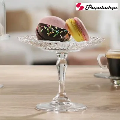 Immagine prodotto di Piatto da portata Petitfour su piede Mini Pattiserie Piatto da portata Portapasticceria Pasabahce