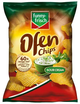 Produktbild von funny-frisch Ofen Chips Sour Cream 115g