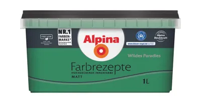 Produktbild von Alpina Farbrezepte Wildes Paradies matt 1 Liter