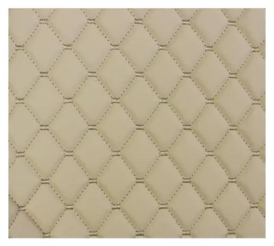 Image de Tapis de sol en cuir beige pour MAN TGX, boîte automatique, grand coffre, un tiroir, , matelassé, qualité luxe