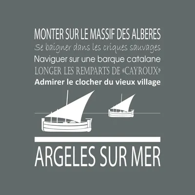 Image de Tableau sur toile Argeles gris 30x30 cm, Tableau mural moderne pour décoration intérieure