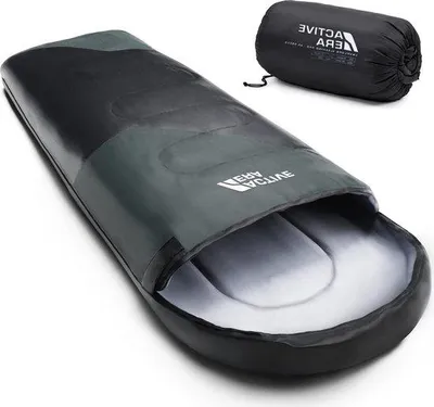 Image de Sac de couchage léger et imperméable 3-4 saisons pour adultes et enfants, idéal pour le camping et les activités de plein air