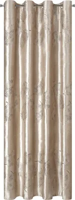Zdjęcie produktu dla Eurofirany 474588, Przezroczysty, Beżowy, Wzór, Poliester, Oczko, 200 g/m²
