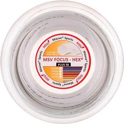 Image de Focus HEX Plus 38 tenisový výplet 200 m bílá Průměr: 1,25
