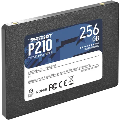 Produktbild von Patriot P210 256 GB, SSD, (SATA 6 Gb/s, 2,5")