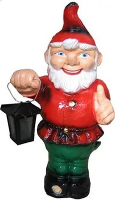 Produktbild von Garten Haus Dekoration Figur Statue Skulpturen Deko Figuren Zwerg Handarbeit M28