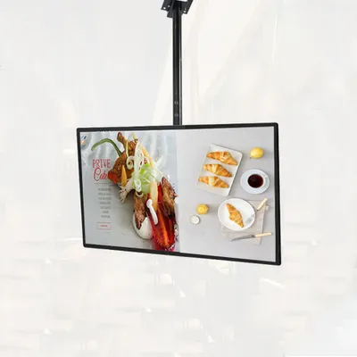 Produktbild von Hängende Werbedisplay Elektronische Werbetafel HD-Multimedia-Player für Werbung Werbemonitor Display 32-Zoll-Bildschirm