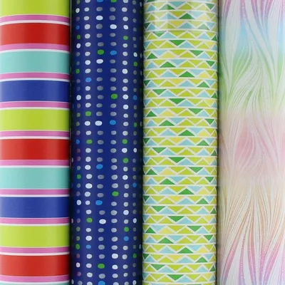 Produktbild von Präsenta 2 Geschenkpapier - Sortiertes - 500 x 70 cm - 4 Rollen