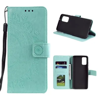 Obrázek produktu pro Pouzdro pro mobilní telefon Samsung Galaxy M31s Pouzdro Flipové pouzdro Kryt Ochranné pouzdro Mandala Green