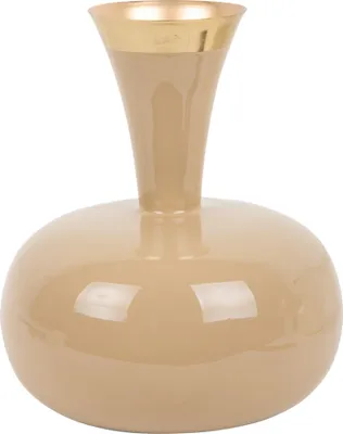 Produktbild von Present Time - Vase Yara Large - Sanftes Braun