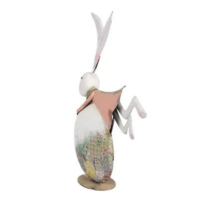 Produktbild von Clayre & Eef Dekorationsfigur Kaninchen 56 cm Weiß Metall