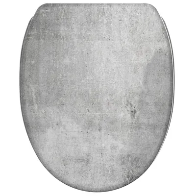 Immagine prodotto di Sedile WC SANILO® con chiusura ammortizzata e chiusura rapida, colore cemento; coperchio WC direttamente dal produttore, coperchio per WC, sedile WC, coperchio per WC, sedile per WC