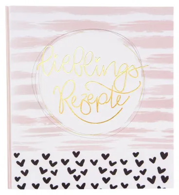 Obrázok produktu pre Goldbuch 69 042, Hearts, 25 listy, Linajkový papier, Čierna, Ružová, Žltá, 210 mm, 225 mm