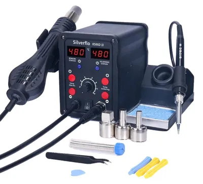Produktbild von Lötstation, Heißluft-Umbau-Funktion, Automatischer Schlafmodus, Paket 2, 220VEU