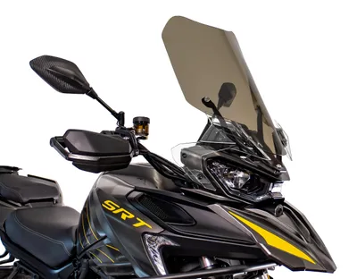 Image de Pare-brise POWER FORCE pour moto QJMOTOR SRT 800/900, 53 cm, légèrement teinté