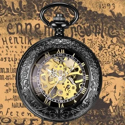 Immagine prodotto di Orologio da Tasca Luxury Nero - Eleganza Senza Tempo KP5133