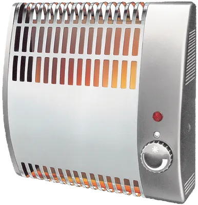 Frostwächter zur Wandmontage in grau/silber mit 500 Watt