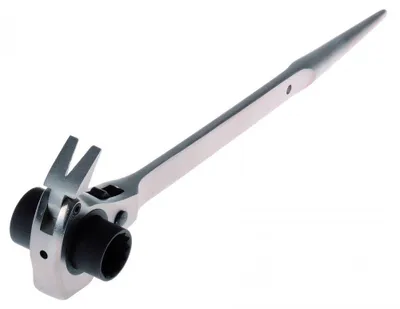 Image de Projahn Gerüstbauerschlüssel 4-in-1, Gerüstknarre, Ratschenschlüssel, 19/22 mm