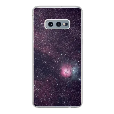 Produktbild von MuchoWow® Handyhülle Schutzhülle Hülle für Samsung Galaxy S10e Universum - Sterne - Rosa - Jungen - Mädchen - Kinder Silikon Softcase Handy Hülle - Handy