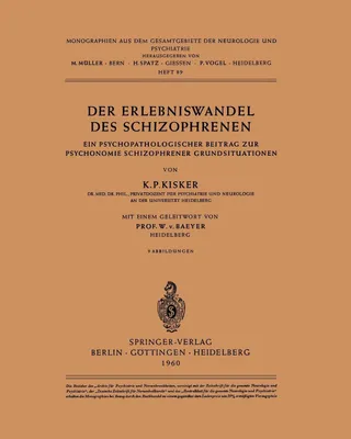 Produktbild von Der Erlebniswandel des Schizophrenen