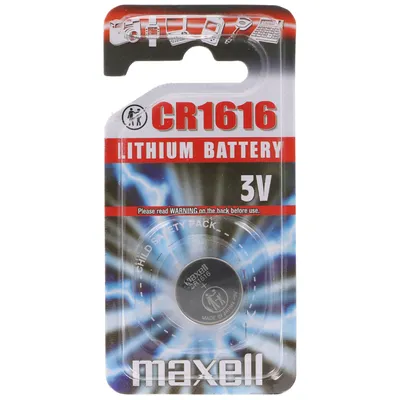 Produktbild von CR1616 Lithium Batterie IEC CR1616 mit 3 Volt und 55mAh
