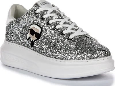 Produktbild von Karl Lagerfeld Kapri NFT Lo La in Silber für Damen – 2 UK - 35 EU - 4 US / Silver